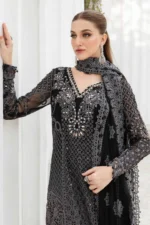 Embroidered Chiffon Suit - MPC-24-101 - Image 5