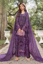 Embroidered Chiffon Suit
