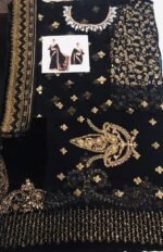 Maria B MC-027 Saree (Black) - Image 2