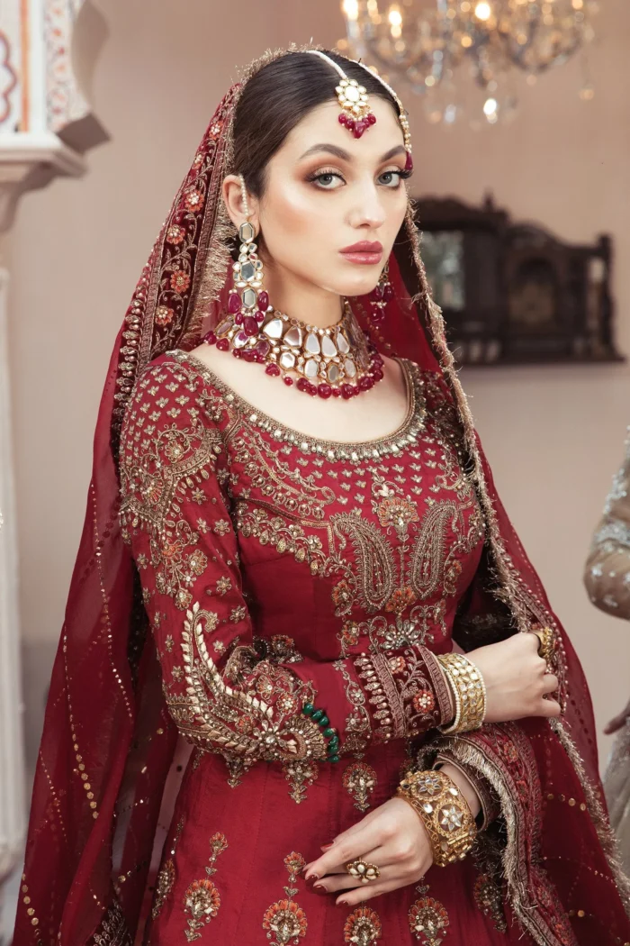 Red Bridal Maxi - Maria. B (AC-37) - Image 3